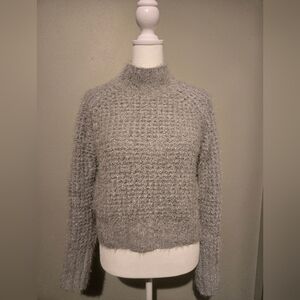 SO knit gray sweater